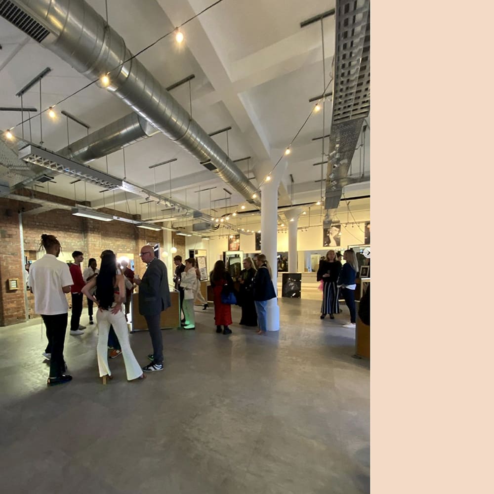 A full house at a studio event.